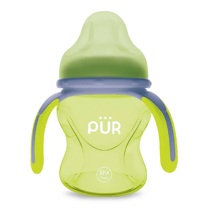 Cana Cu Prindere Multipla 150ml, Verde, +6 Luni, PUR