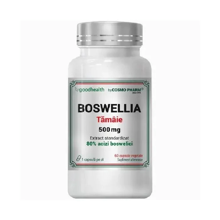 Extract De Tamaie Boswellia Serrata 500 Mg 60 Capsule Vegetale Cosmo Pharm