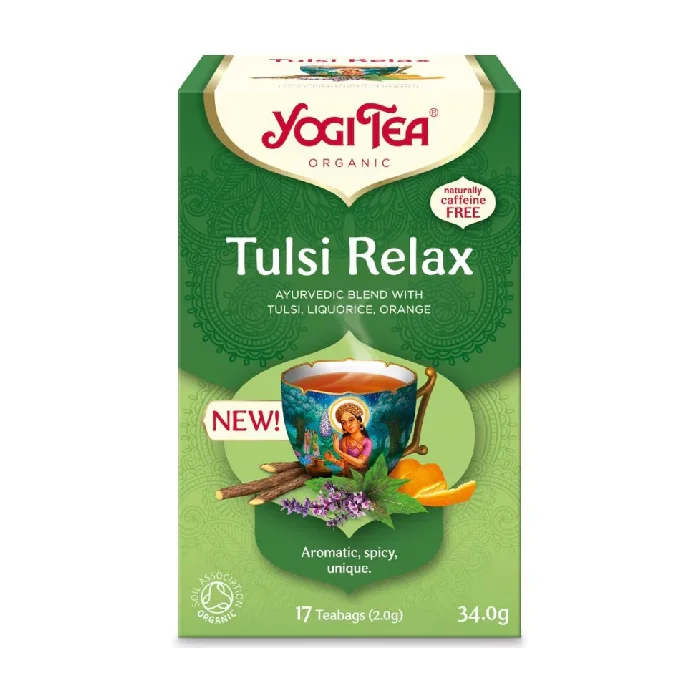 Ceai Bio Tulsi Relax, 17 Plicuri, Yogi Tea