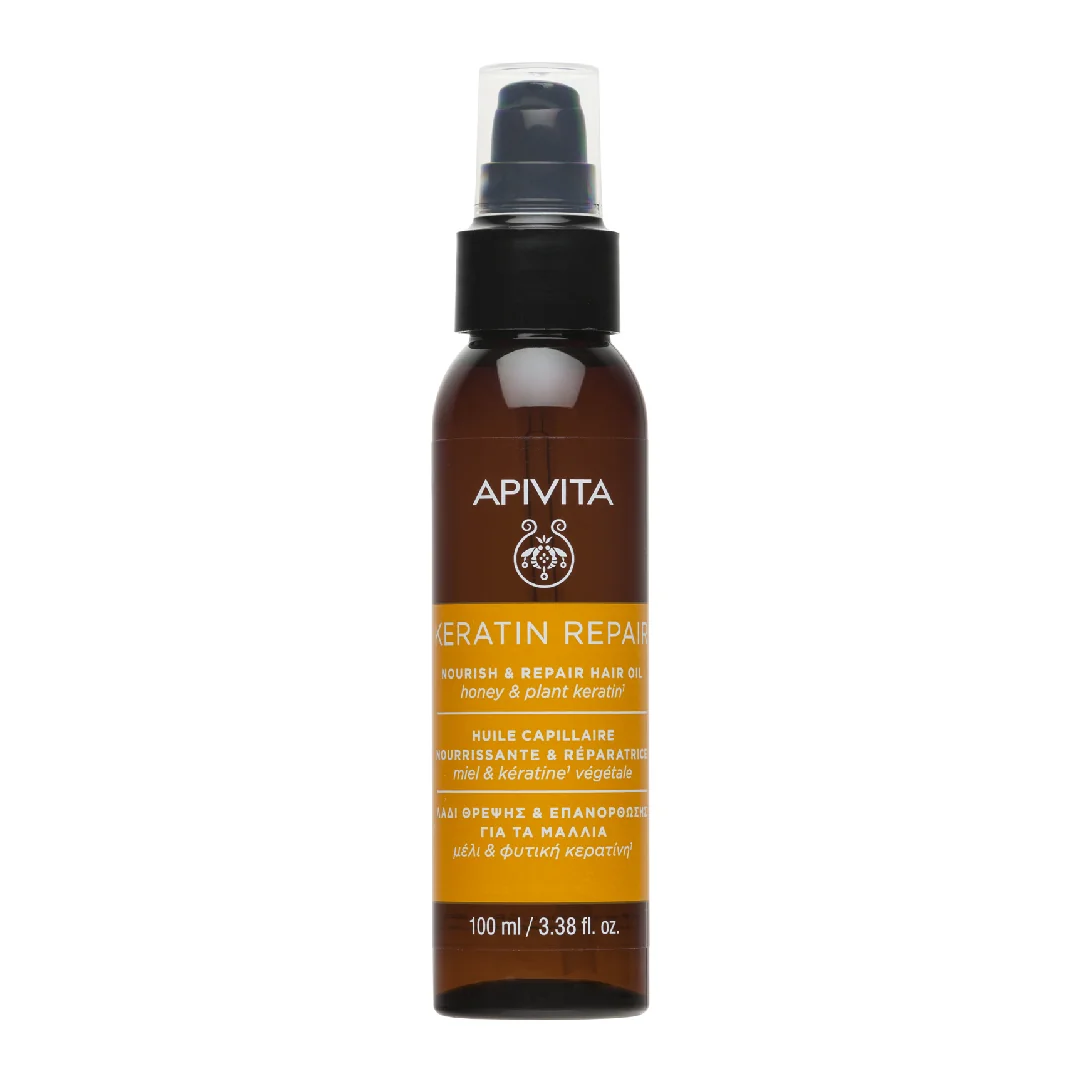 Ulei Reparator Cu Keratina Pentru Par, 100 Ml, Apivita