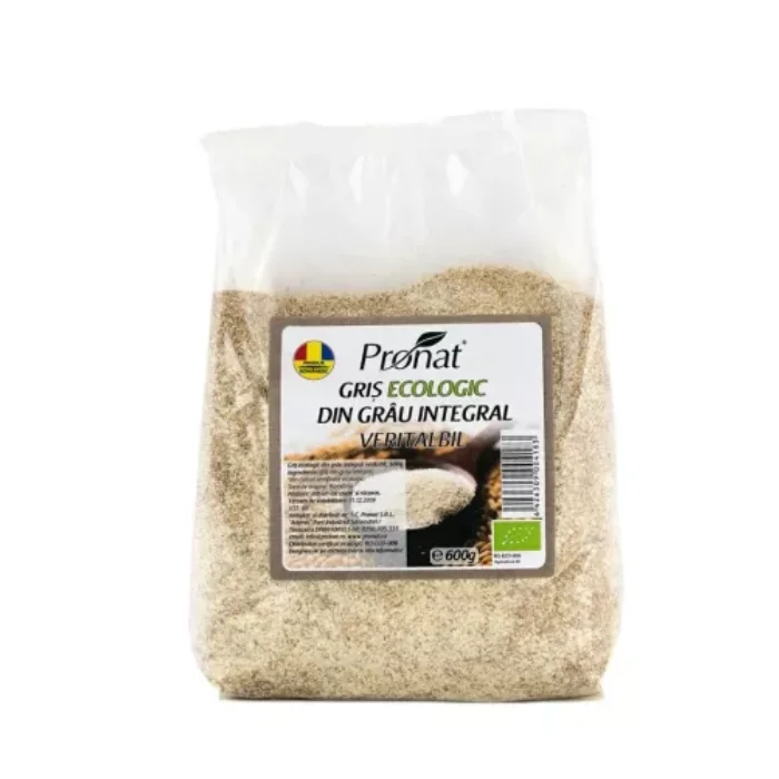 Gris Din Grau Integral Veritabil Bio, 600G, Pronat