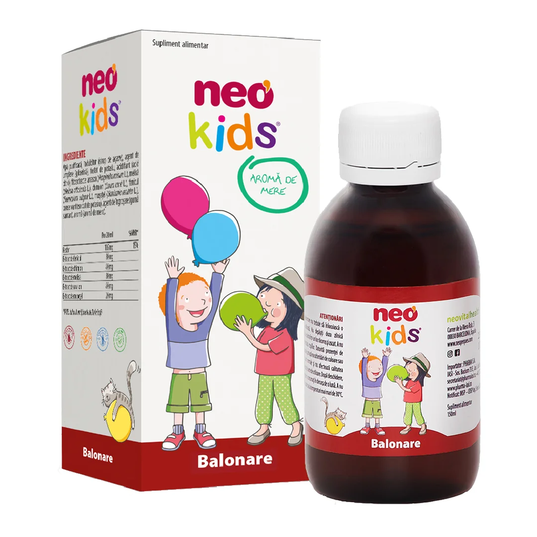 Sirop Bălonare, 150 Ml, Neo Kids