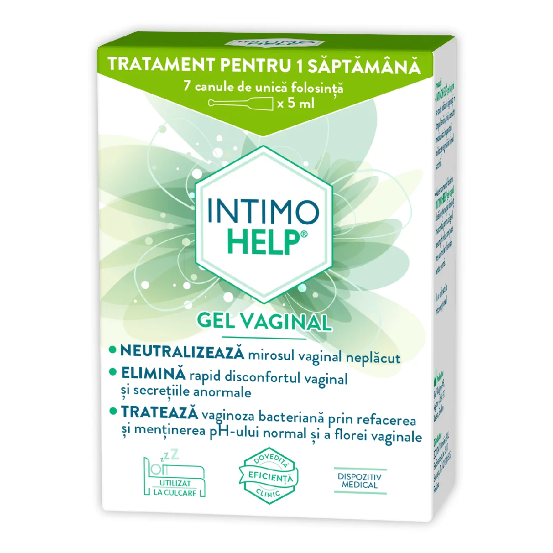 Intimohelp® Gel Vaginal, 7 Canule* 5 Ml, ZDROVIT