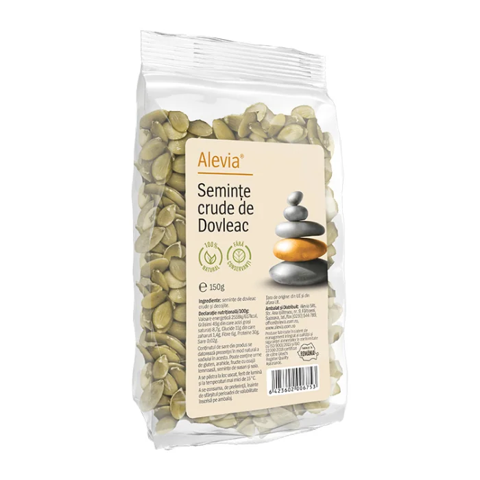 Seminte Crude De Dovleac, 150 G, Alevia