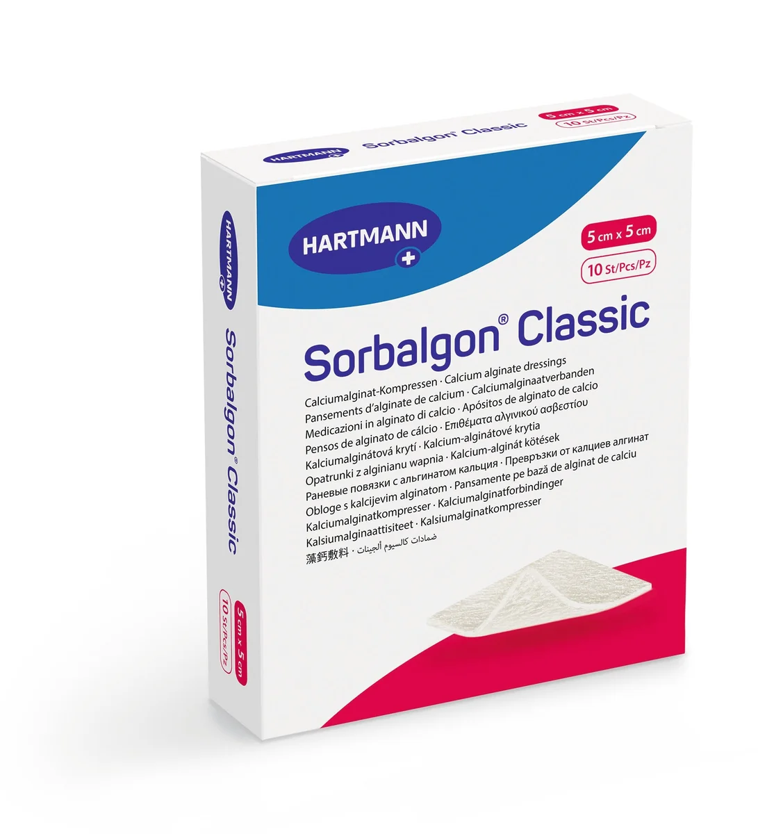 Hartmann Sorbalgon Classic 5x5 Cm X 10 Buc