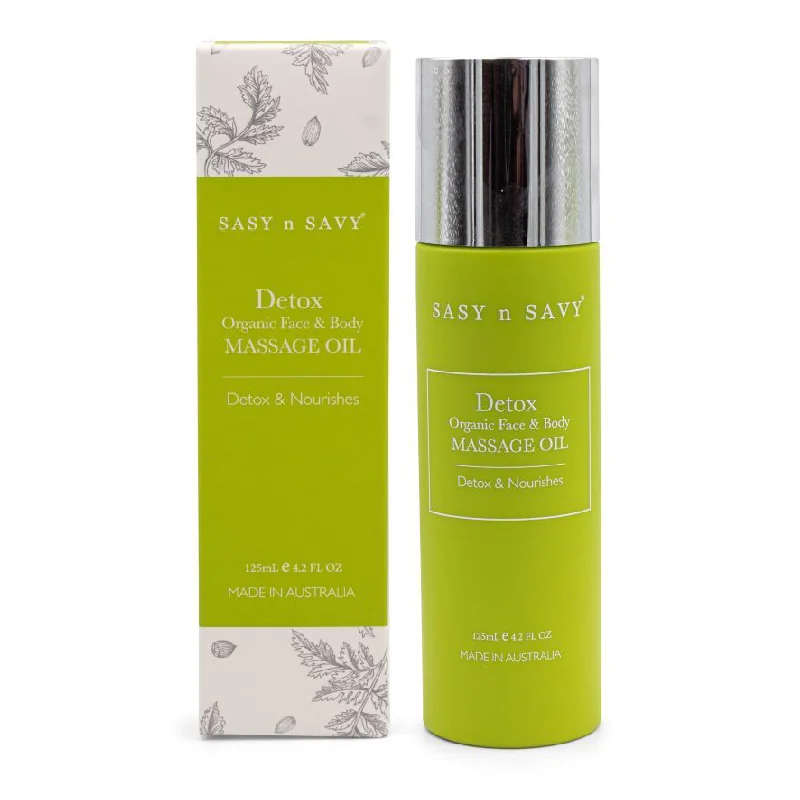 Ulei Masaj Detoxifiant, 125 Ml, Sasy N Savy