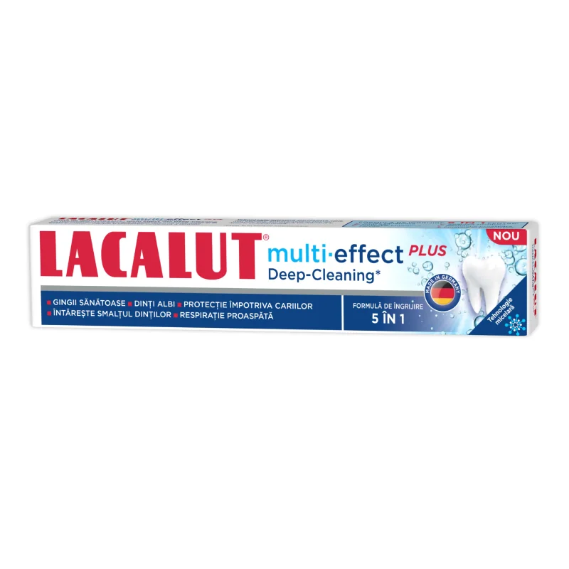 Pasta De Dinti Lacalut Multi-Effect Deep-Cleaning, 75 Ml, Zdrovit