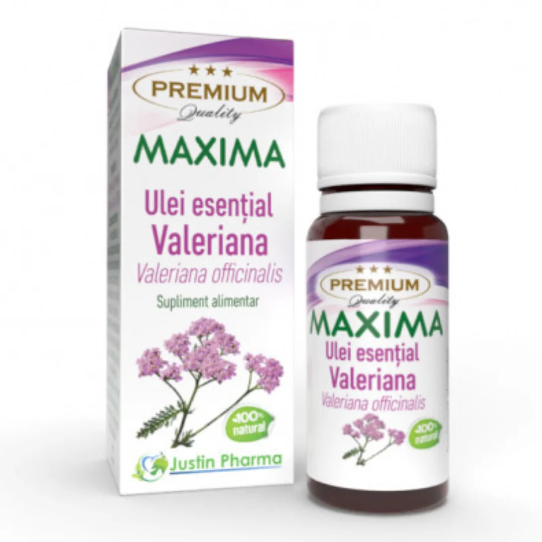 Ulei Esential Valeriana 5 Ml, Uz Intern, Justin Pharma