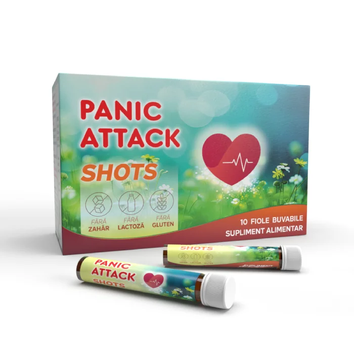CalmTime Panic Attack, 10 Fiole Buvabile, Justin Pharma