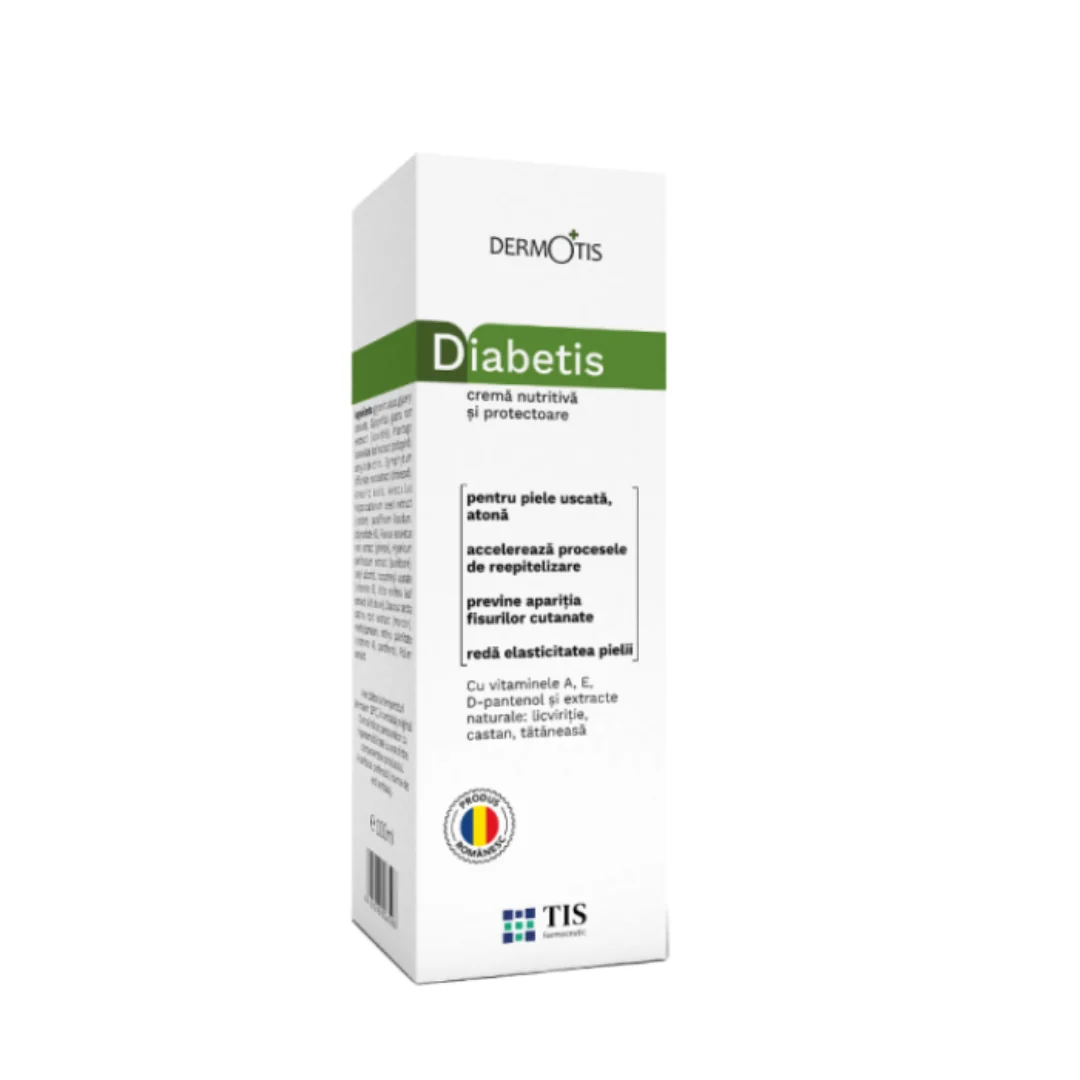 Crema Nutritiva Si Protectoare DiabeTis, 100 Ml, Tis Farmaceutic