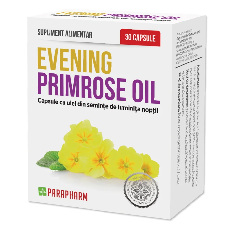 Evening Primrose Oil, 30 Capsule, Parapharm