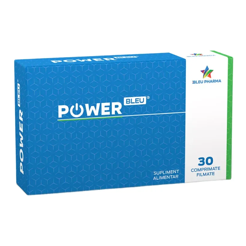 Power Bleu, 30 Comprimate, Bleu Pharma