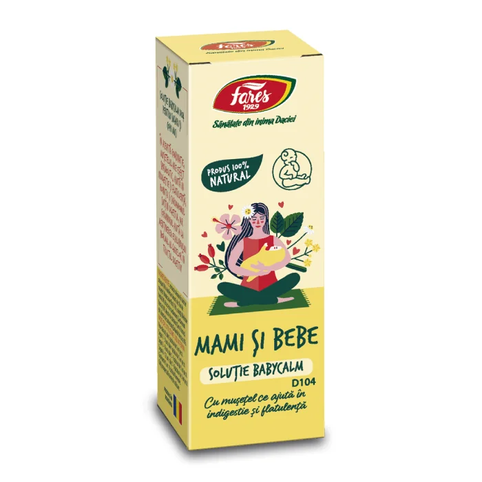Solutie Babycalm Mami Si Bebe, 30ml, Fares