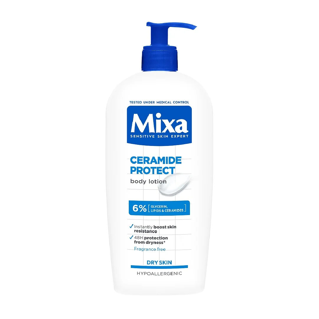 Lotiune De Corp Pentru Piele Foarte Uscata Ceramide Protect, 400 Ml, Mixa