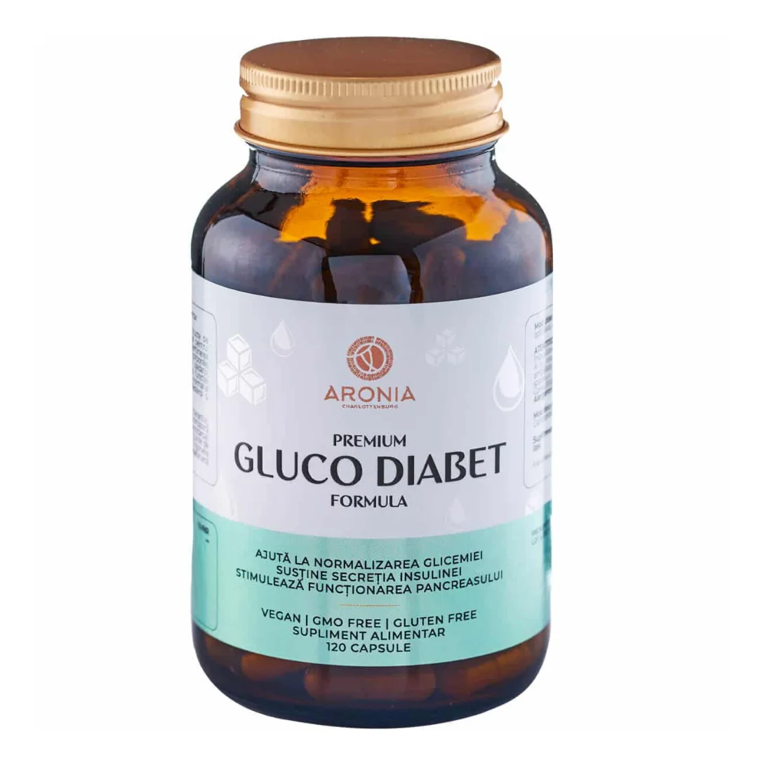 Premium Gluco-Diabet, 120 Capsule, Aronia Charlottenburg