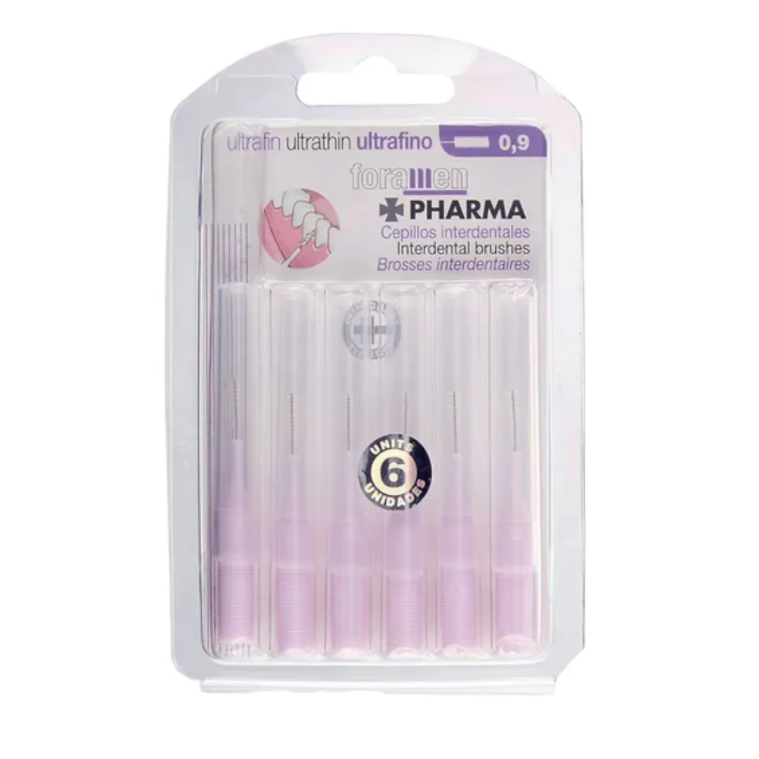 Periute Interdentare, Ultrafin, 0.9-1 Mm, 6 Bucăți, Foramen Pharma