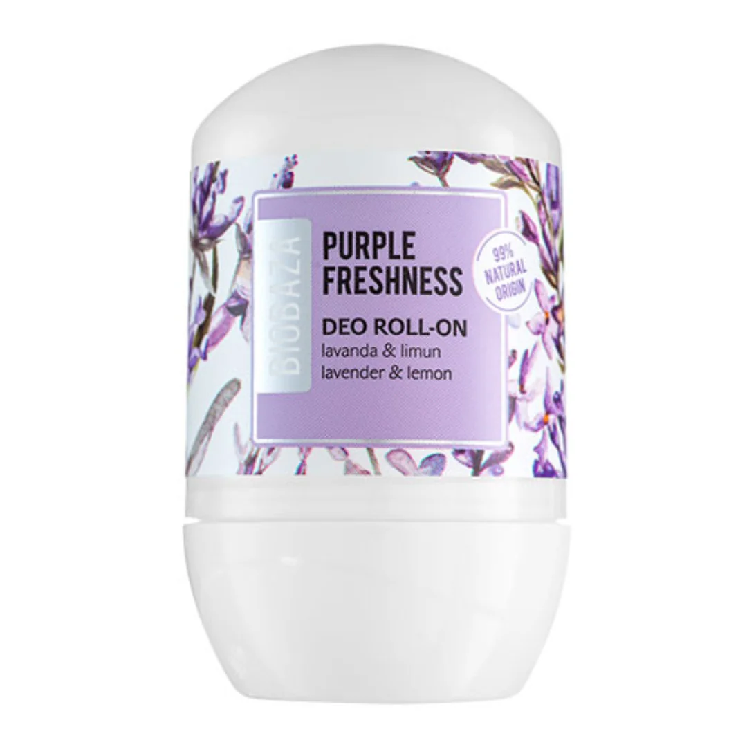 Deodorant Natural Purple Freshness, 50 Ml, Biobaza