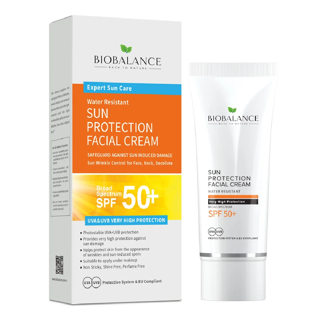 Crema Protectie Solara Spf50+ Pentru Fata, Protectie Foarte Inalta Uva & Uvb, 75 Ml, Bio Balance