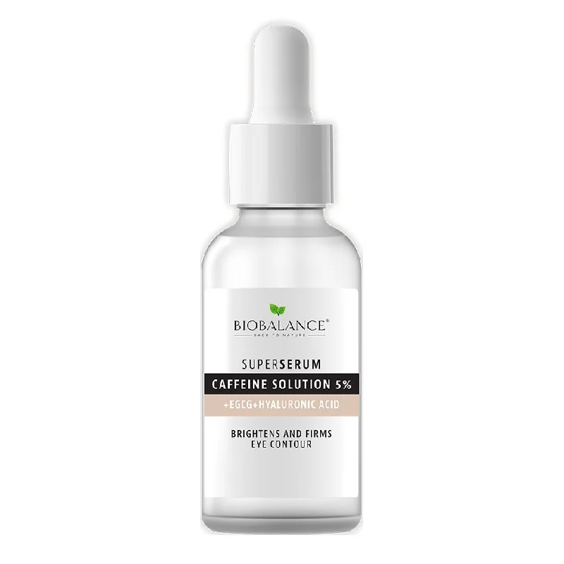 Super Serum Contur Ochi Cu Cafeina 5% + EGCG + Acid Hialuronic, 30 Ml, Bio Balance