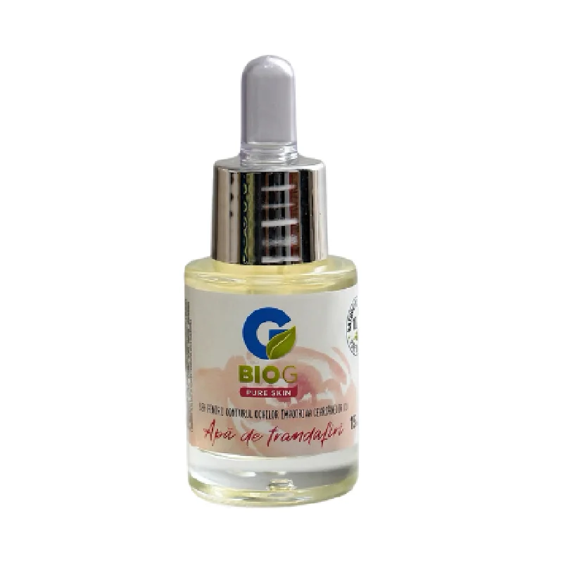Ser Organic Si Hipoalergenic Pentru Conturul Ochiilor Impotriva Cercanelor Pure Skin, 15 Ml, BIO G