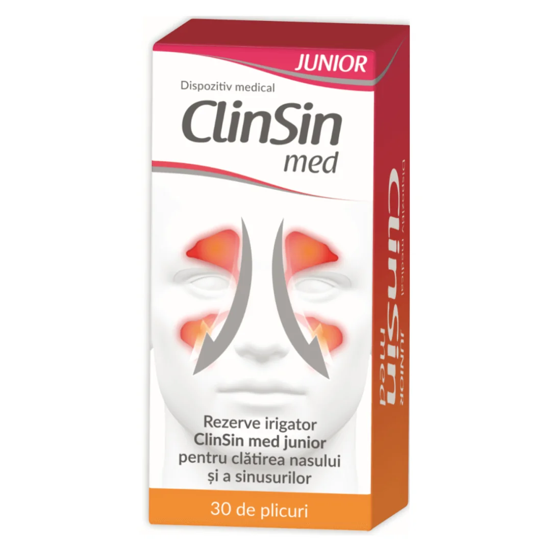 Rezerve Irigator Clinsin Med Junior, 30 Plicuri, Zdrovit