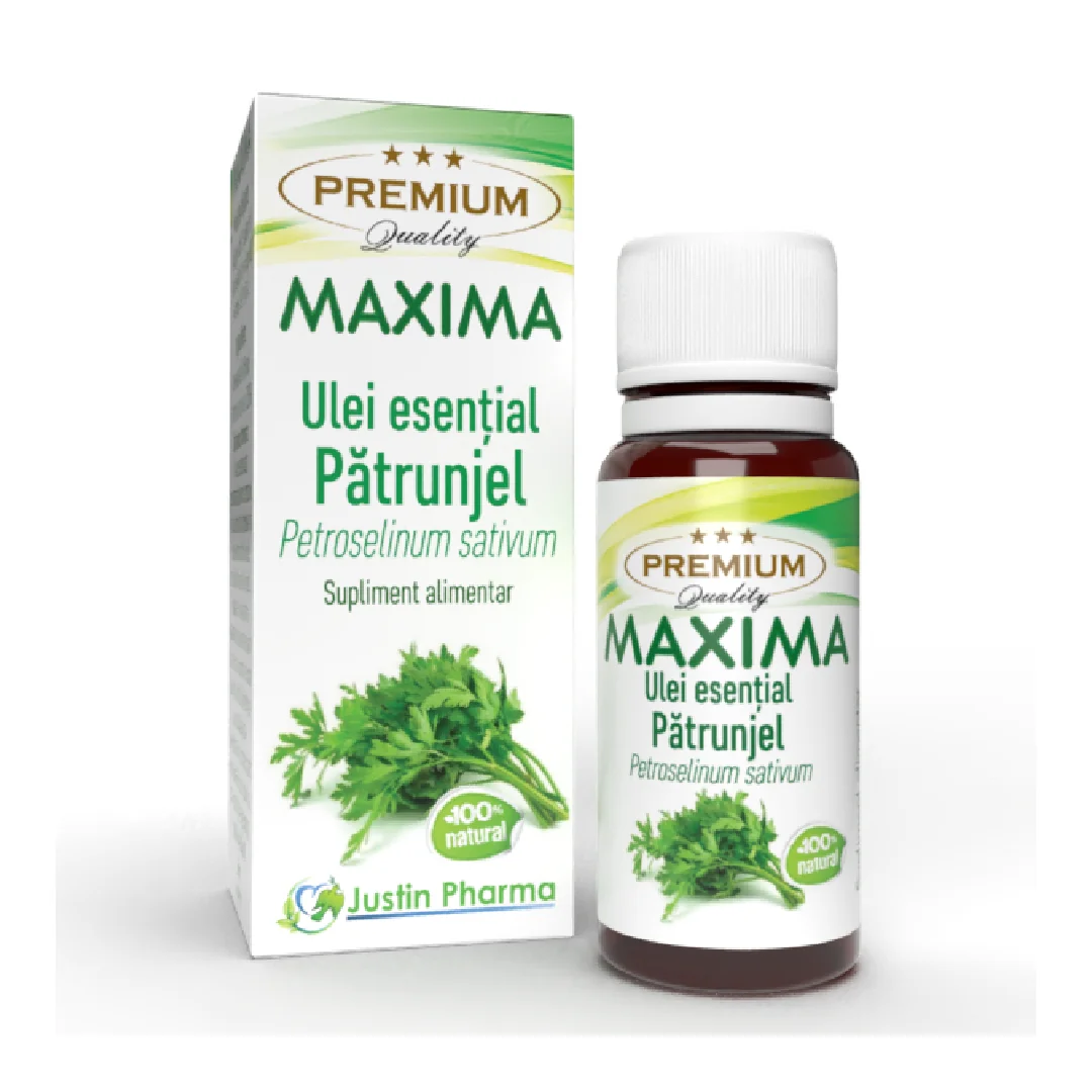 Ulei Esential De Patrunjel Maxima, Uz Intern, 10 Ml, Justin Pharma