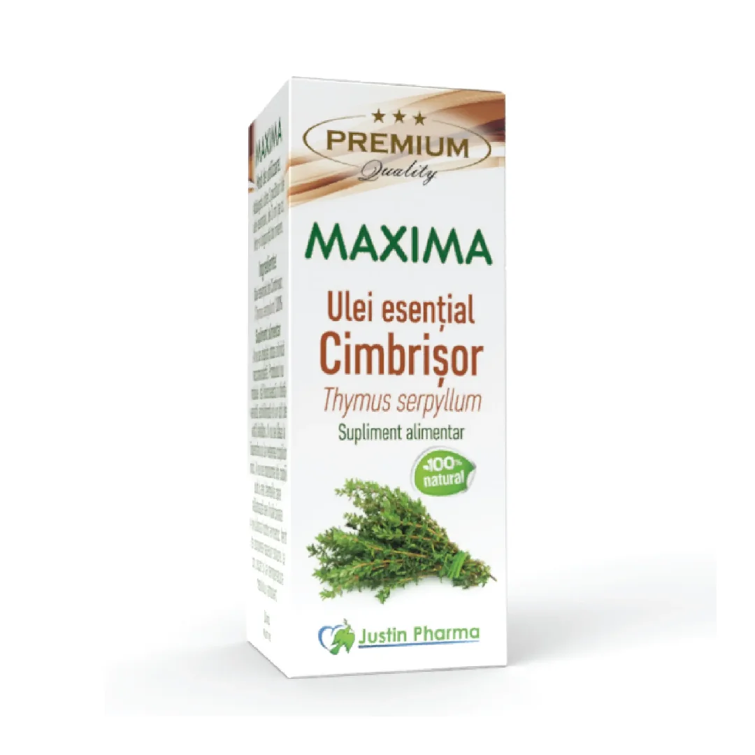 Ulei Esential Cimbrisor Maxima, Uz Intern, 10 Ml, Justin Pharma