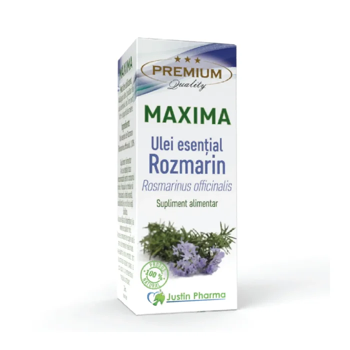 Ulei Esential De Rozmarin, 10 Ml, Justin Pharma