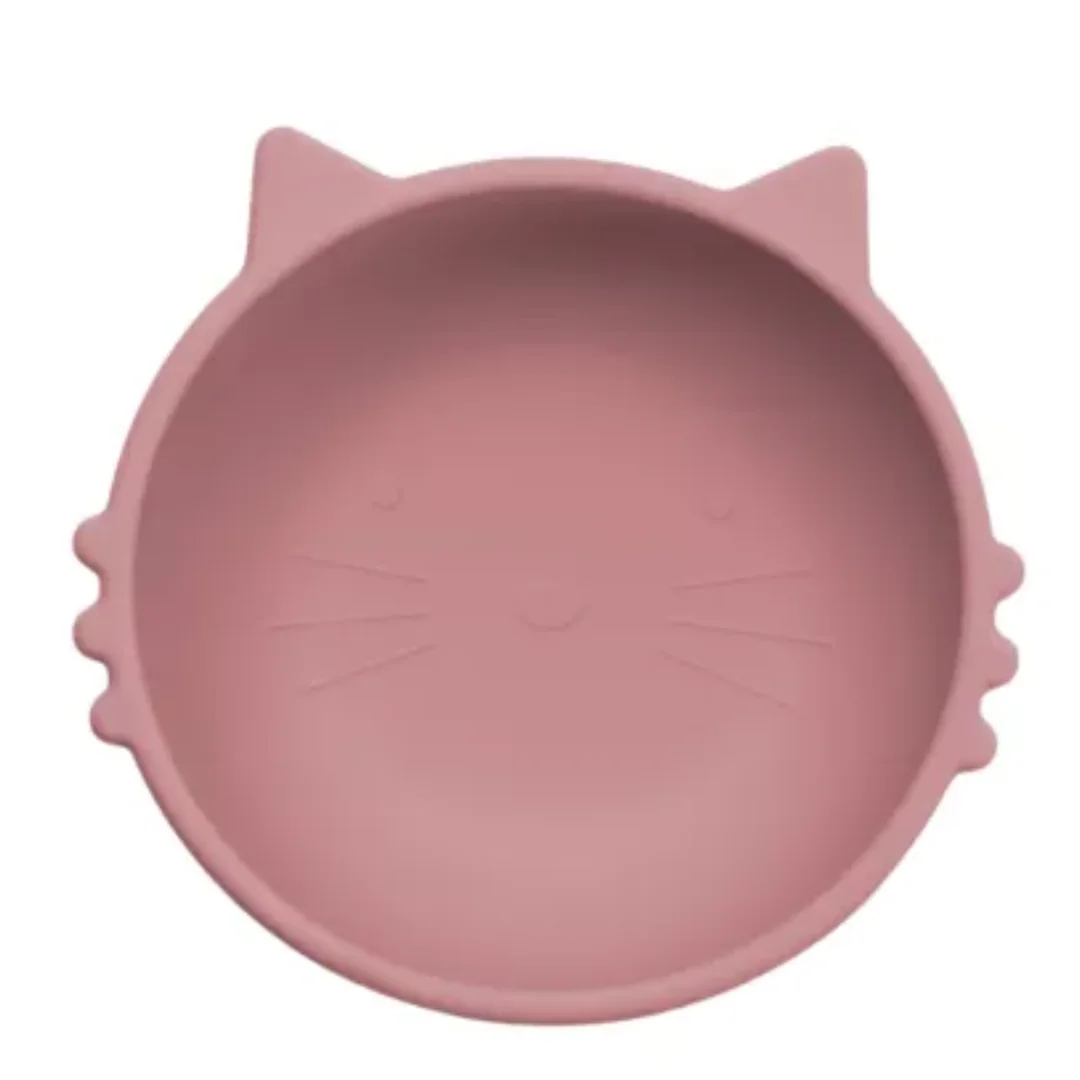 Bol Din Silicon Kitty I, 6 Luni+, Old Rose, Appekids