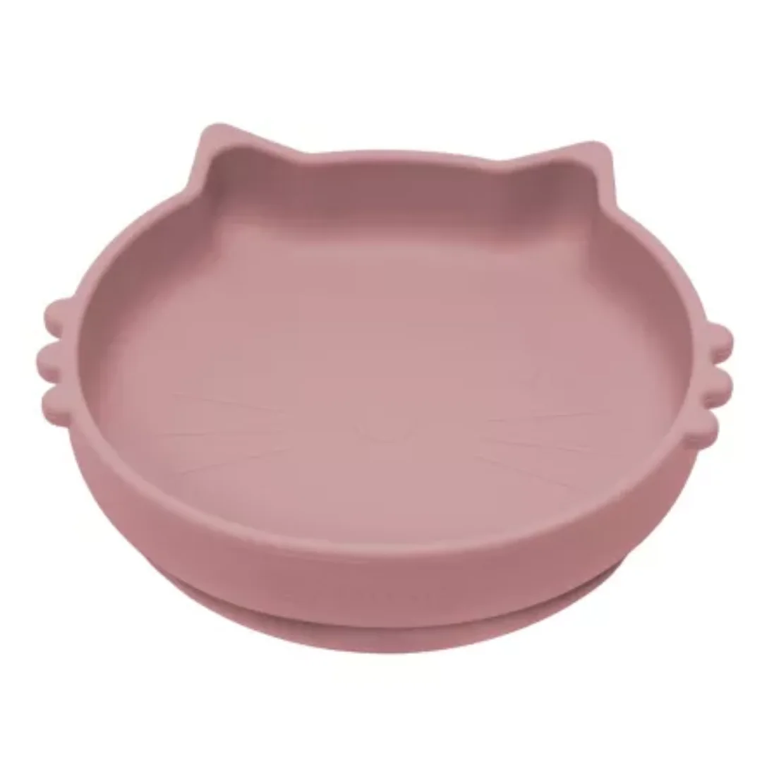 Bol Din Silicon Kitty II, 6 Luni+, Old Rose, Appekids