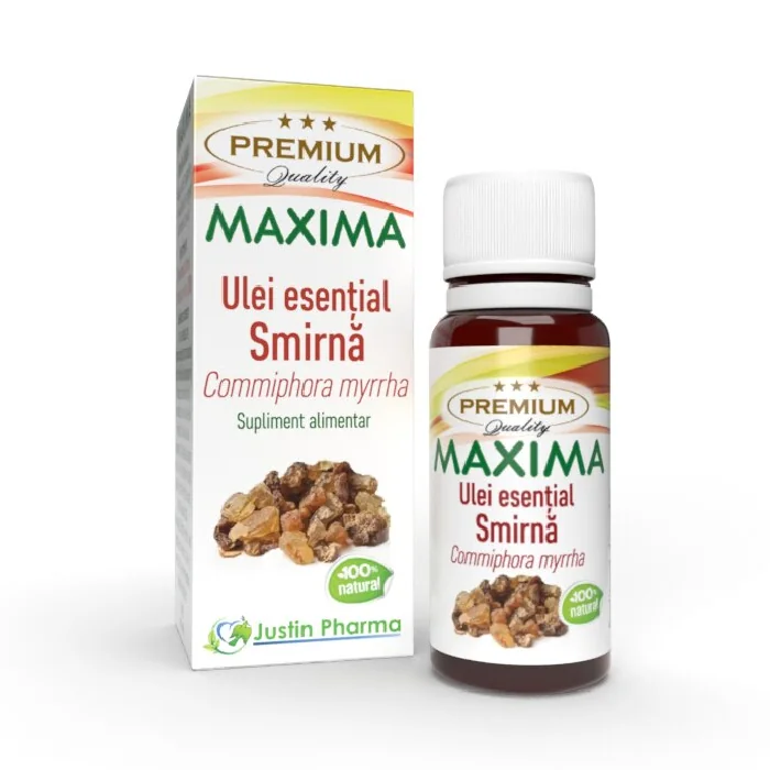 Ulei Esential De Smirna Maxima, 10 Ml, Justin Pharma