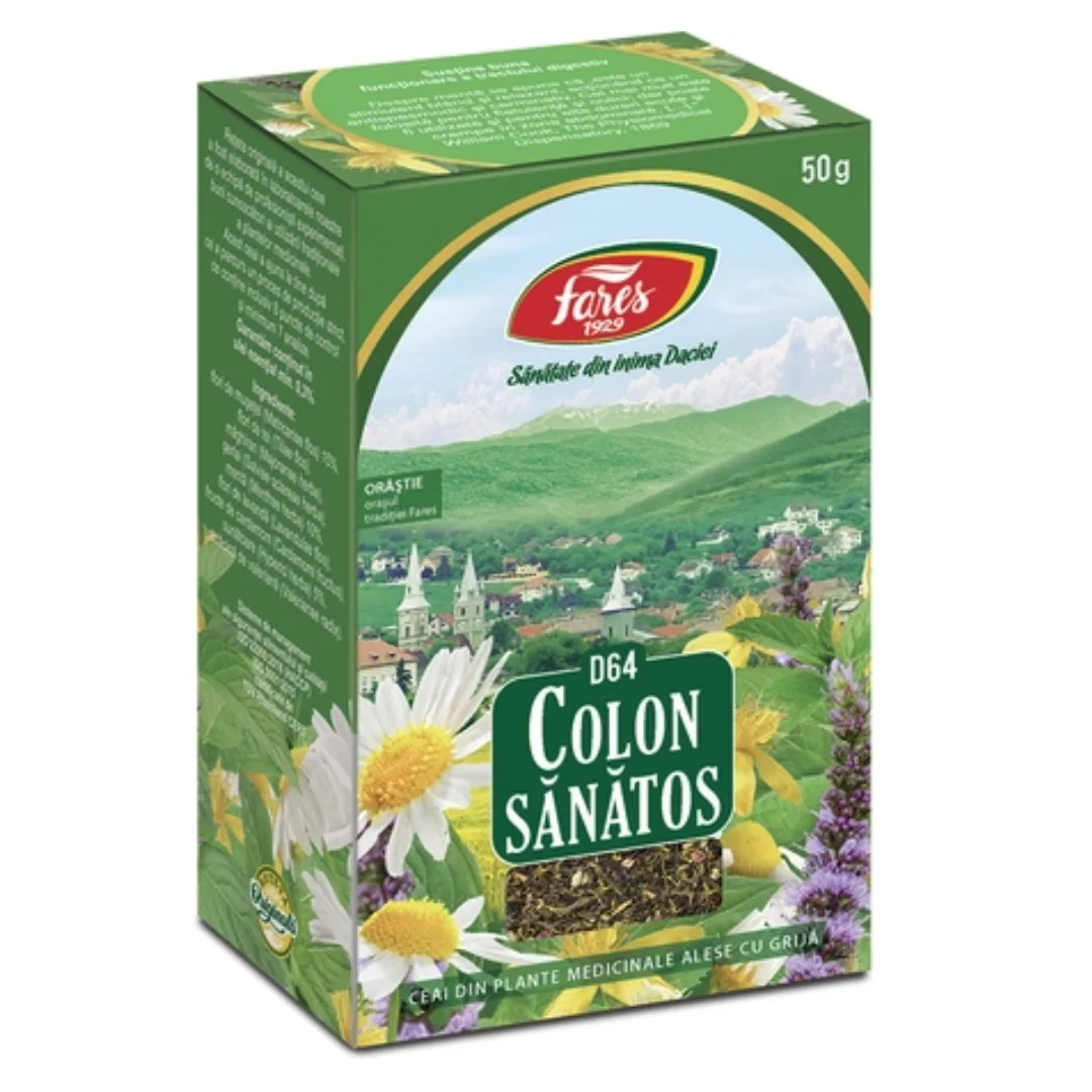 Ceai Colon Sanatos D64 50 G Fares