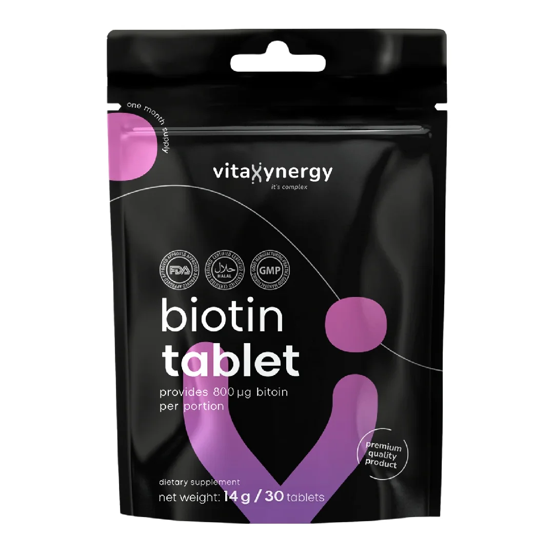 Biotina 800 Mcg, 30 Tablete, Vitaxynergy