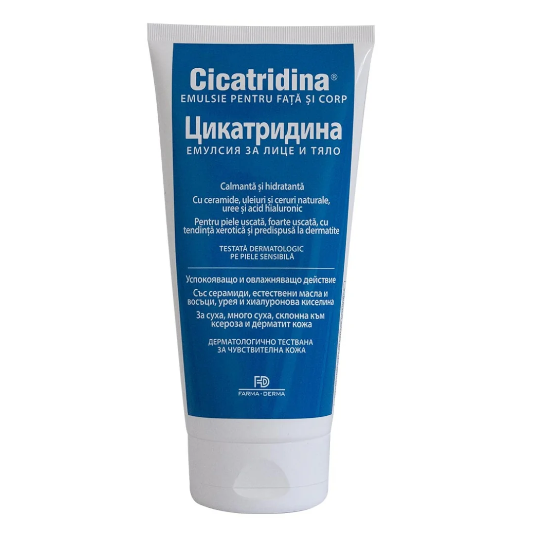 Cicatridina Emulsie Pentru Fata Si Corp, 180 Ml, Naturpharma