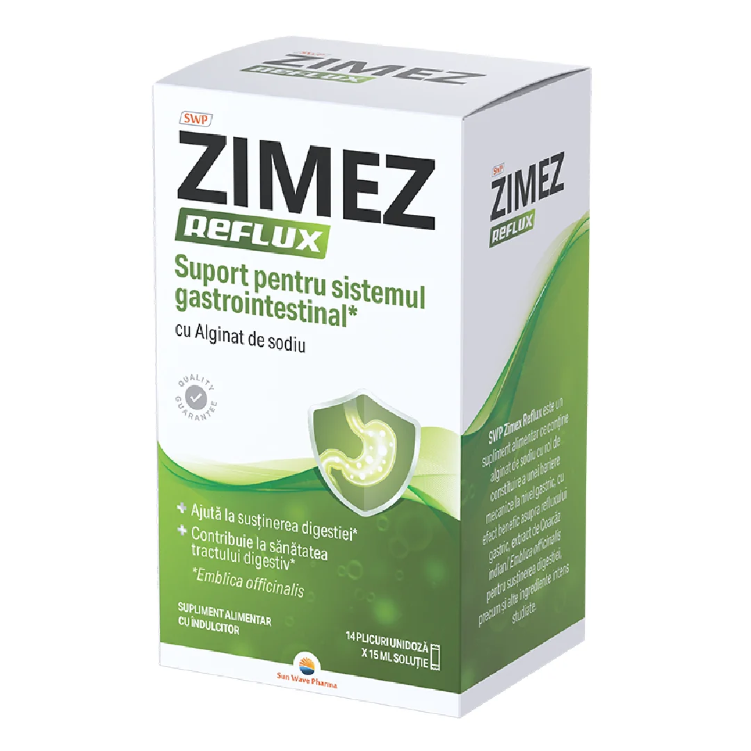 Zimez Reflux, 14 Plicuri*15 Ml, Sun Wave Pharma