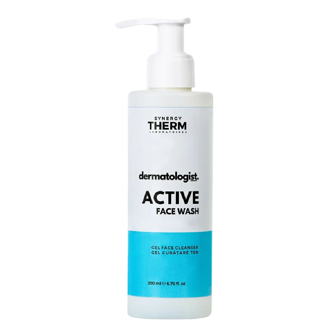 Gel De Curatare Active Face Wash Gel, 200 Ml, Synergy Therm