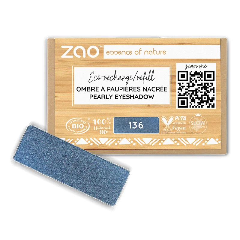 Fard De Pleoape, 136 Night Blue, Zao
