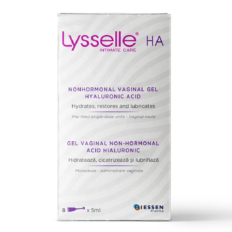 Gel Vaginal Non-Hormonal Lysselle, 8 Monodoze * 5 Ml, Biessen Pharma