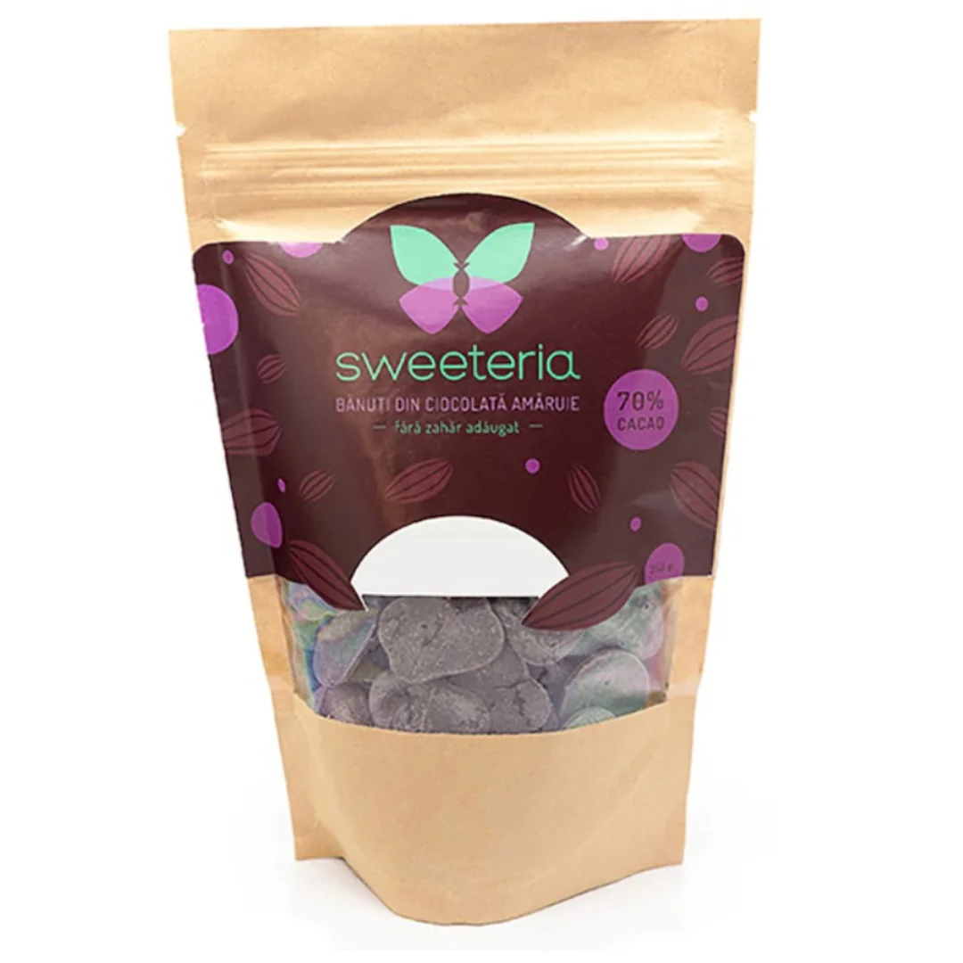Banuti De Ciocolata Amaruie, 70% Cacao, 250G, Sweeteria
