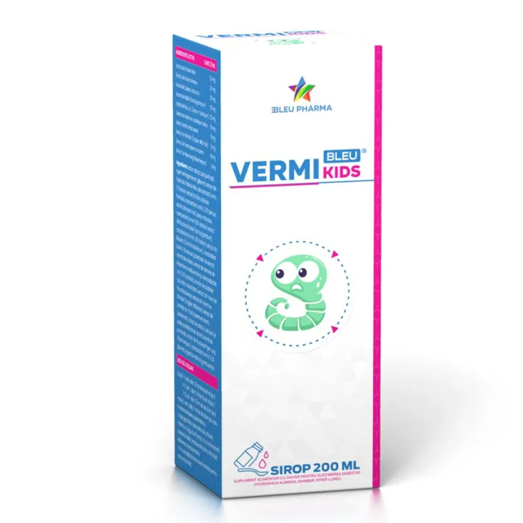 Sirop Vermi Kids Bleu, 200 Ml, Bleu Pharma