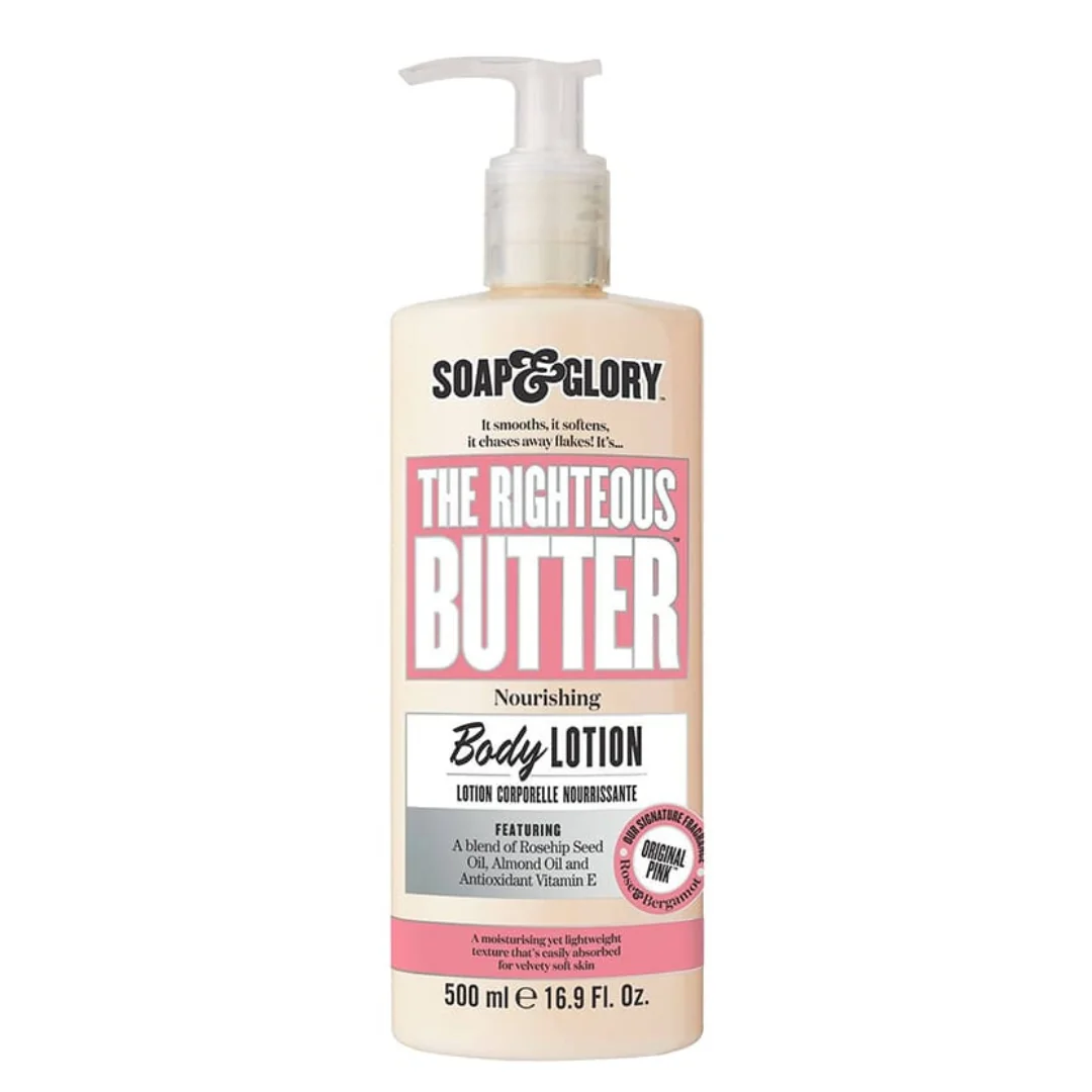 Lotiune De Corp Original Pink The Righteous Butter, 500 Ml, Soap&Glory