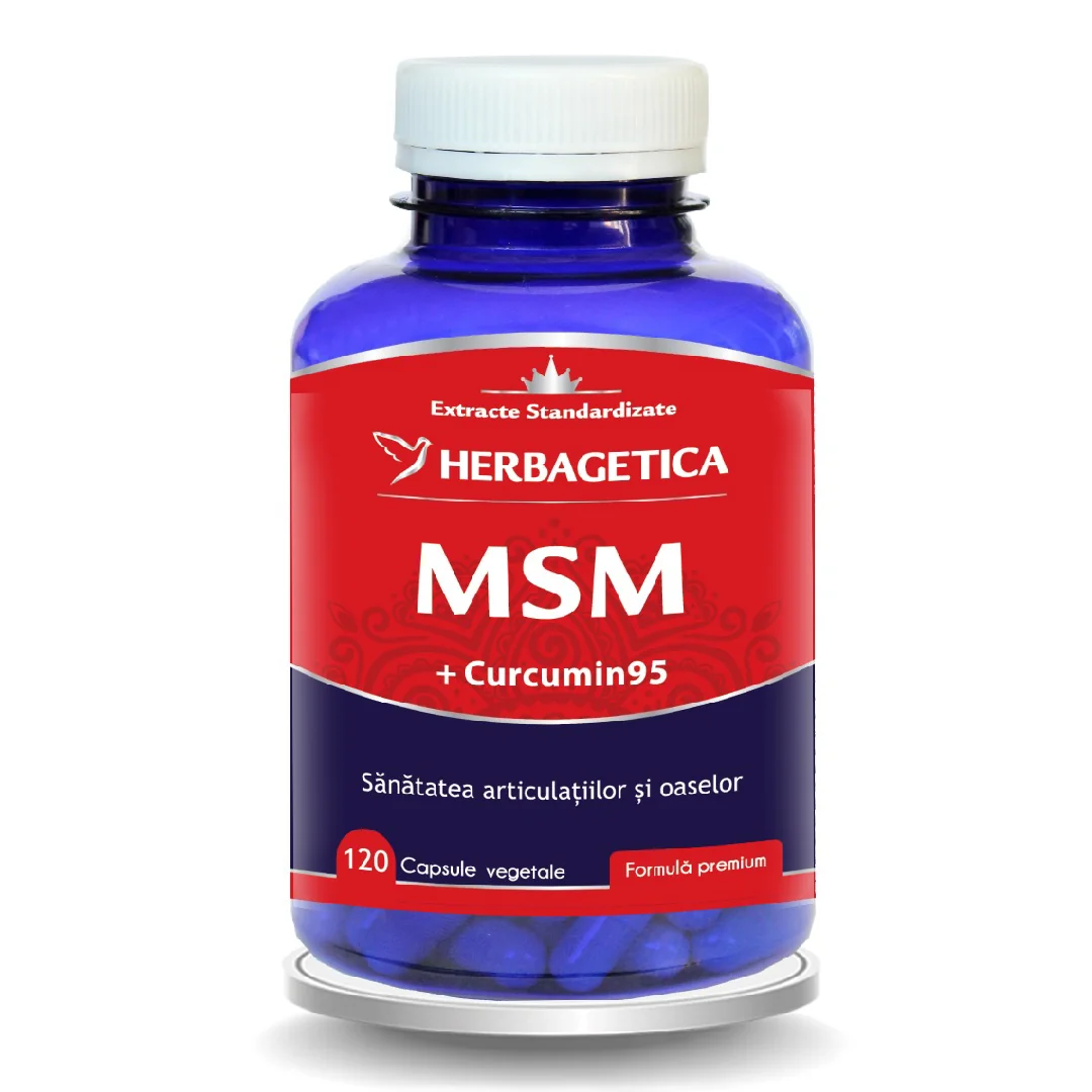 MSM + Curcumin95 120 Capsule Herbagetica