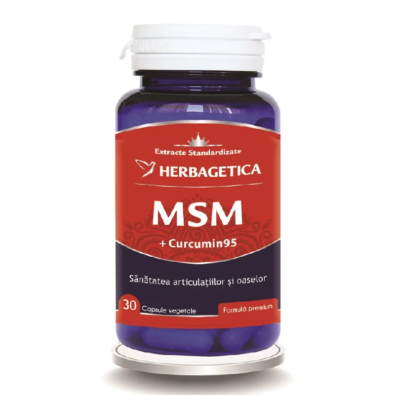 MSM + Curcumin95, 30 Capsule, Herbagetica