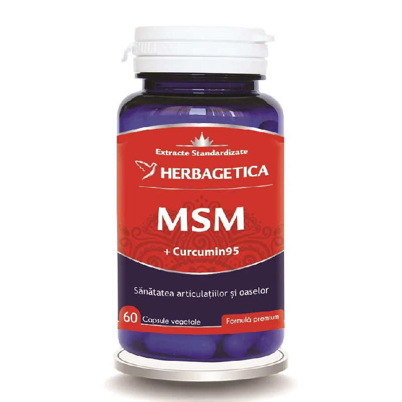 Msm + Curcumin 95, 60 Capsule, Herbagetica