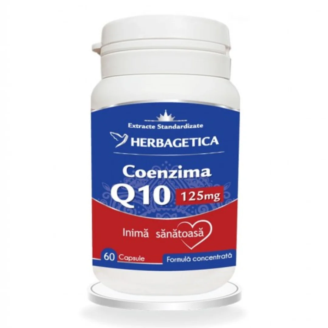 Coenzima Q10 125 Mg, 60 Capsule, Herbagetica