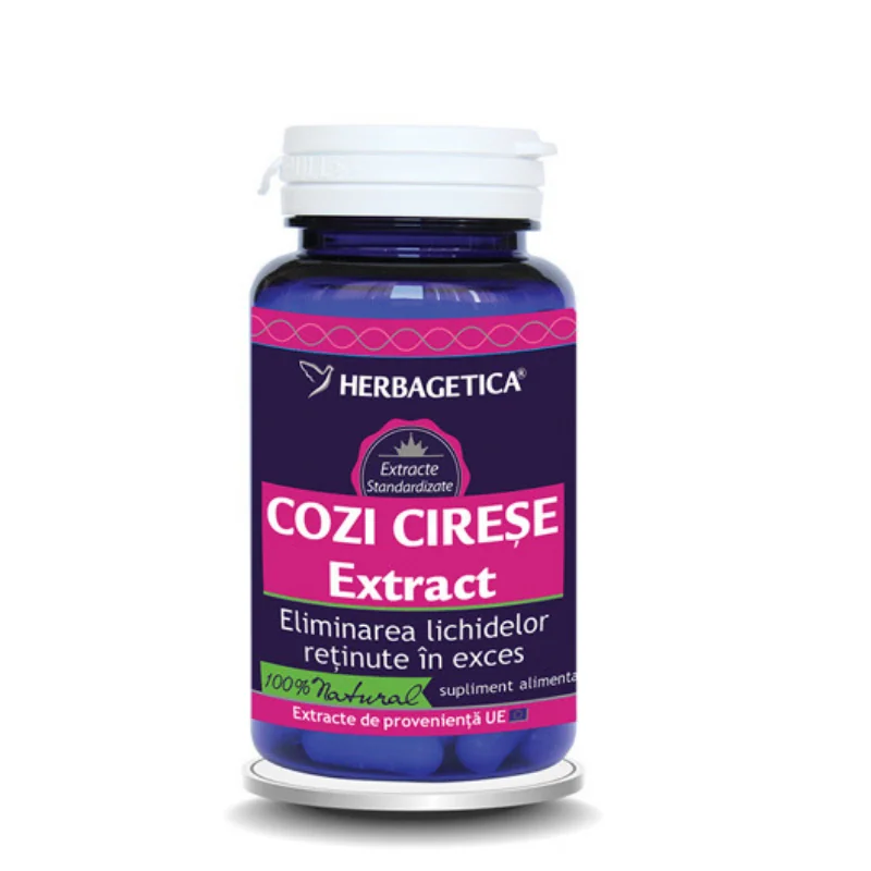 Extract De Cozi De Cireșe, 30 Capsule, Herbagetica