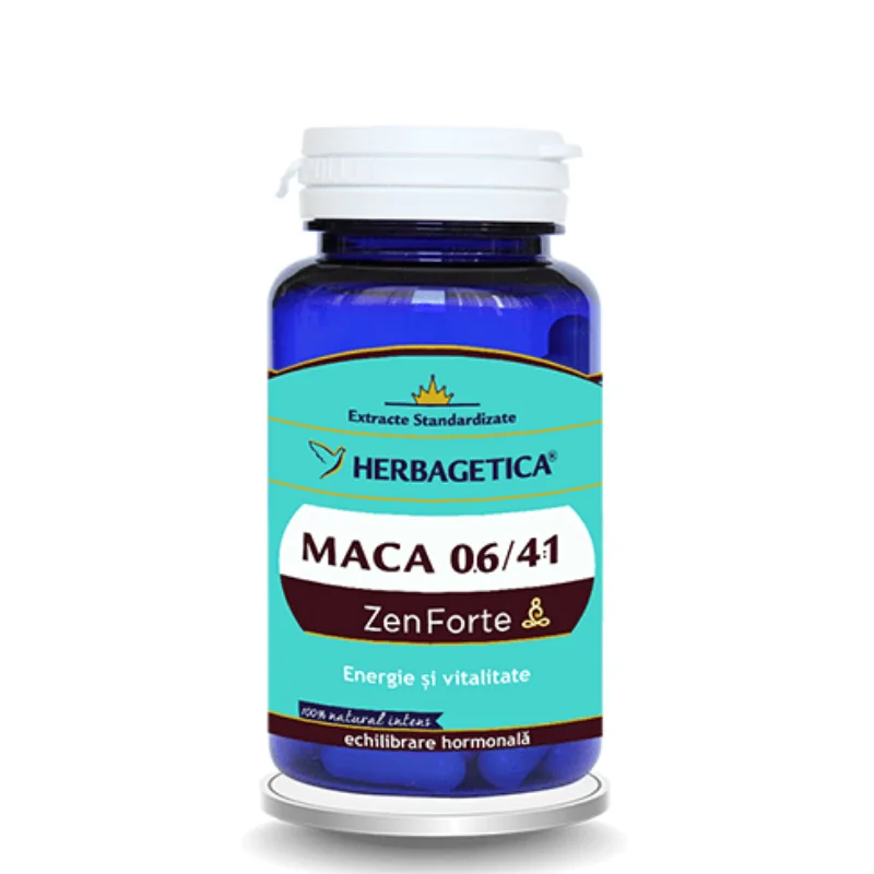 Maca Zen Forte, 30 Capsule, Herbagetica