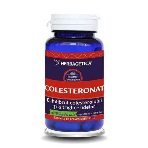 Colesteronat, 60 Capsule, Herbagetica