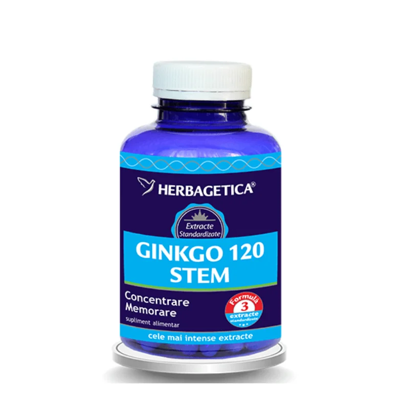Ginkgo 120 Stem, 120 Capsule, Herbagetica