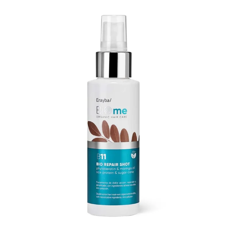 Tratament Reparator Cu Dubla Actiune B11 Biome Bio Repair Shot, 100 Ml, Erayba